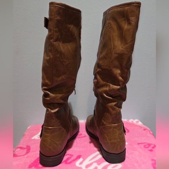 Journee Collection Women's Stormy Stacked Heel Riding Boot, Size 7.5 - Picture 10 of 10